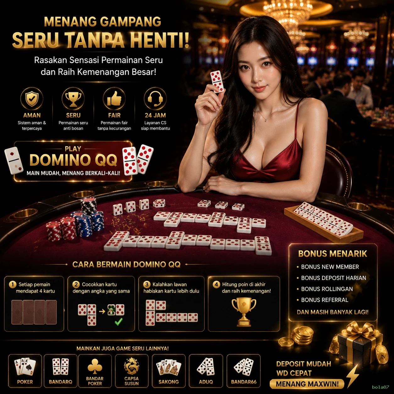 bola07 Platform Game Terpercaya untuk Pemain Indonesia